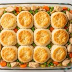 Cozy Up: Ultimate Chicken Pot Pie Casserole with Biscuits