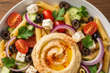 Mediterranean Hummus Pasta Salad: A Flavorful Twist