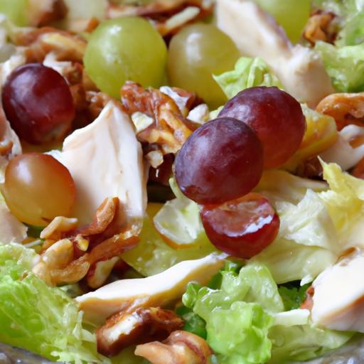 Sweet & Crunchy: Chicken Salad with Grapes and Walnuts