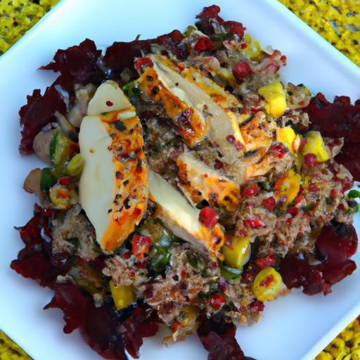 Crunchy Puffed Quinoa & Chicken Salad: A Nutritious Twist