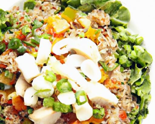 Crunchy Puffed Quinoa & Chicken Salad: A Nutritious Delight