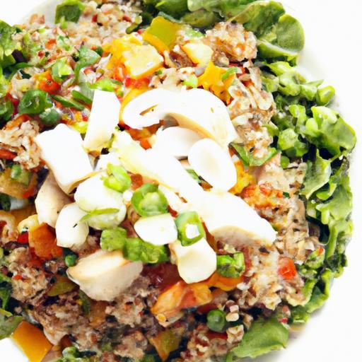 Crunchy Puffed Quinoa & Chicken Salad: A Nutritious Delight