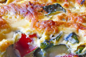 Wholesome No-Cheese Veggie Egg Bake: Healthy & Easy