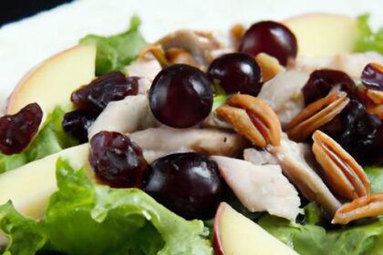 A Delightful Twist: Chicken Salad with Grapes & Walnuts