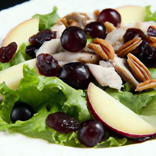 A Delightful Twist: Chicken Salad with Grapes & Walnuts