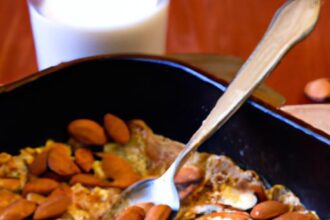 Wholesome Almond Milk & Oatmeal Casserole: A Nutty Breakfast Delight