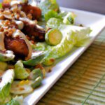 Crispy Skillet Chicken & Brussels Sprout Salad Delight
