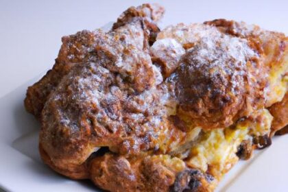 Fluffy Croissant French Toast Bake: A Decadent Morning Treat