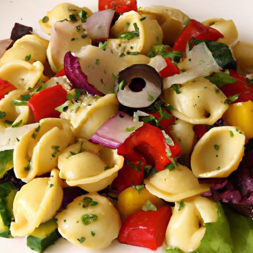 Mediterranean Magic: Greek Tortellini Pasta Salad Recipe