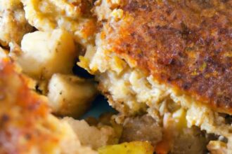 Sunrise Delight: Savory Chickpea Flour Breakfast Bake