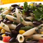 Bright & Bold: Black Bean Pasta Salad with Corn & Cilantro