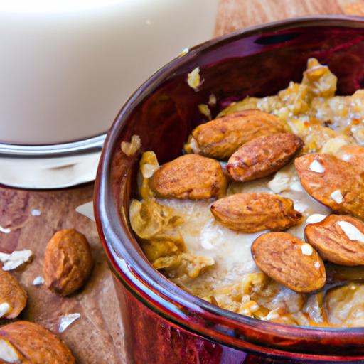 Hearty Almond Milk ‍& Oatmeal Casserole: ​A Breakfast Boost