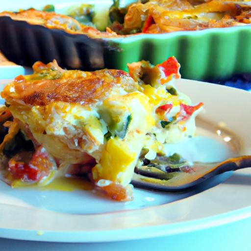 Wholesome No-Cheese Veggie Egg Bake: Healthy & ‌Easy