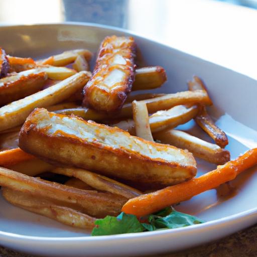 Golden Crispy Halloumi Fries: A​ Savory Snack Delight