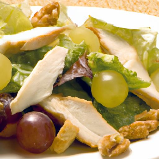 A Delightful Twist: Chicken Salad with Grapes & Walnuts