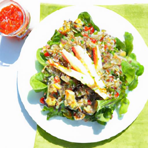 Crunchy Puffed Quinoa & Chicken salad: A Nutritious Twist