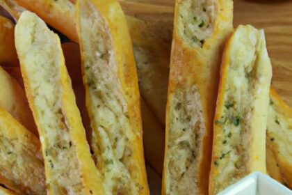 Irresistible Garlic Parmesan Breadsticks: A Savory Delight