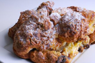 Fluffy Croissant French Toast Bake: A Decadent Morning Treat