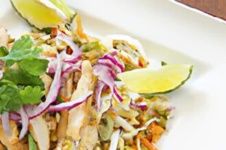 Refreshing Thai Green Curry Chicken Salad: A Zesty Delight