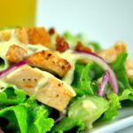 Sweet & Savory Warm Honey Mustard Chicken Salad Delight