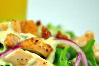 Sweet & Savory Warm Honey Mustard Chicken Salad Delight