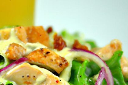 Sweet & Savory Warm Honey Mustard Chicken Salad Delight