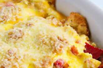 Hearty Ham and Cheese Breakfast Bake: Morning Made Easy