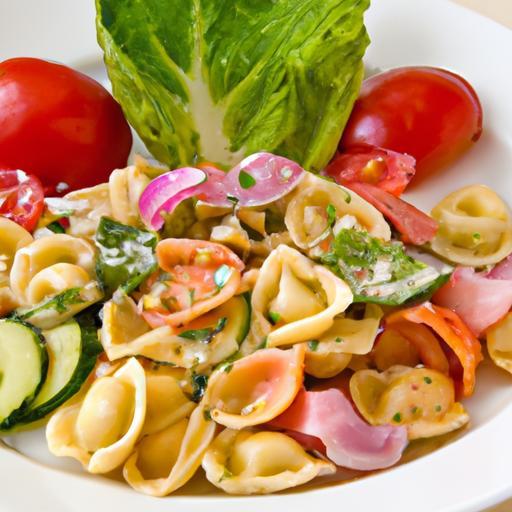 Mediterranean Fusion: Greek-Inspired Tortellini Pasta Salad