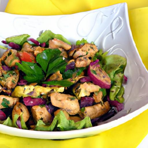A Flavorful Twist: Middle Eastern Shawarma Chicken Salad