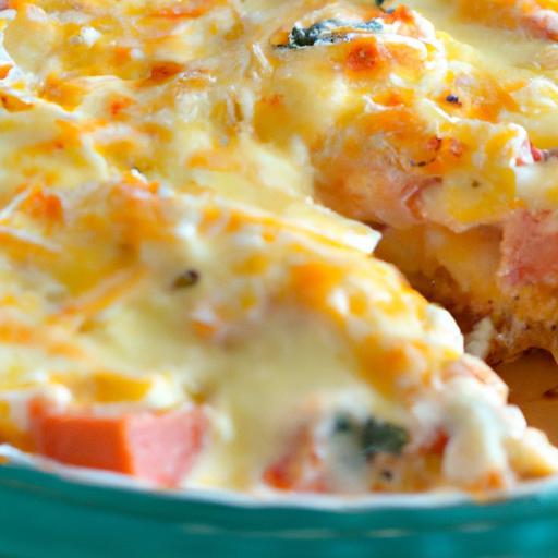 Hearty Ham and Cheese Breakfast Bake: A Savory Morning Delight