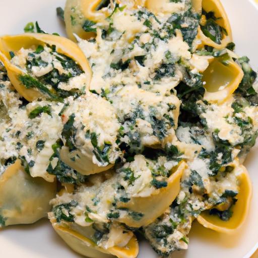 Savor the Comfort: Spinach & Ricotta Stuffed Shells Recipe