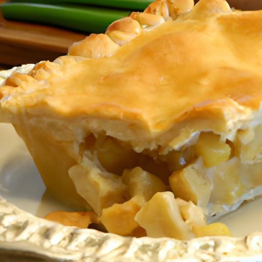 Hearty Chicken Pot Pie Casserole Topped with Golden Biscuits