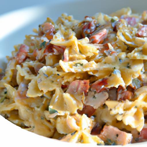 Crunchy Chicken Bacon Ranch Pasta Salad Recipe Delight