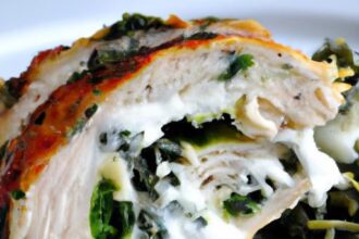 Savory Spinach and Ricotta Stuffed Chicken Recipe Delight