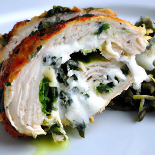 Savory Spinach and Ricotta Stuffed Chicken Recipe Delight