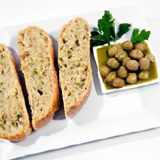 Rustic Baguette Meets ⁣Zesty Olive Tapenade Delight