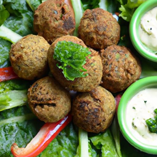 Golden Middle Eastern falafel: Perfected‌ with Creamy Tahini