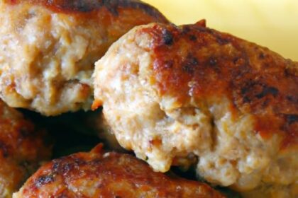 Perfectly Crispy Baked Sausage Patties: A Savory Delight
