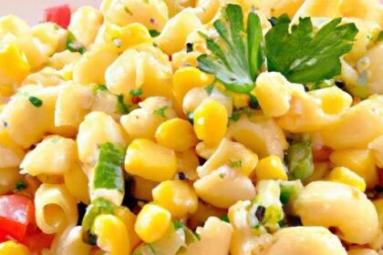 Zesty Mexican Street Corn Pasta Salad: A Flavorful Twist