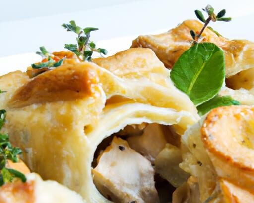 Golden Layers: Exploring French Croissant and Brie Casserole