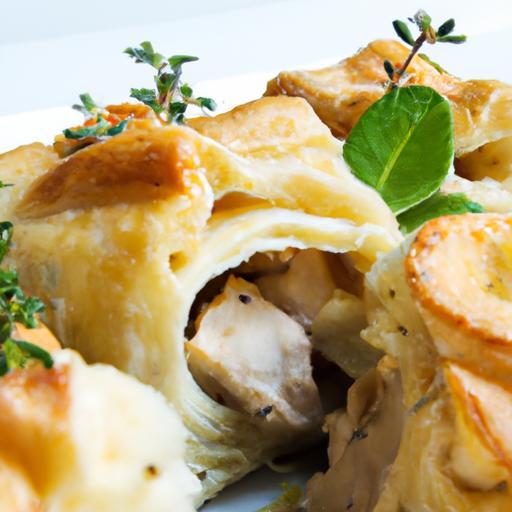 Golden Layers: Exploring French Croissant and Brie Casserole