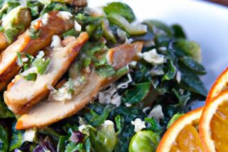 Sizzling Skillet Chicken & Brussels Sprout Salad Delight