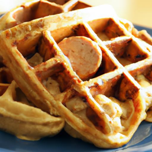 A Hearty Twist: Savory Waffle and Sausage Bake Recipe