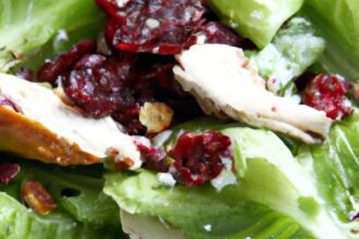 Wholesome Chicken Salad with Cranberries & Crunchy Pecans