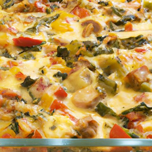Hearty Roasted Veggie Bake: A Flavorful Egg-Free Delight
