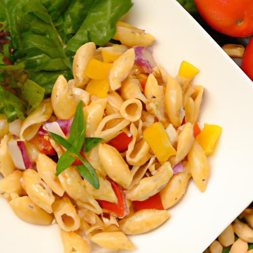 Tossed to Perfection: Pasta Salad with Italian Dressing Flair