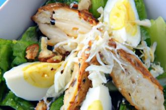 Savor the Zesty Delight of Warm Honey Mustard Chicken Salad