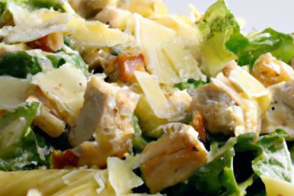 Fresh and Flavorful: The Ultimate Chicken Caesar Pasta Salad