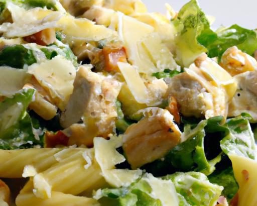 Fresh and Flavorful: The Ultimate Chicken Caesar Pasta Salad