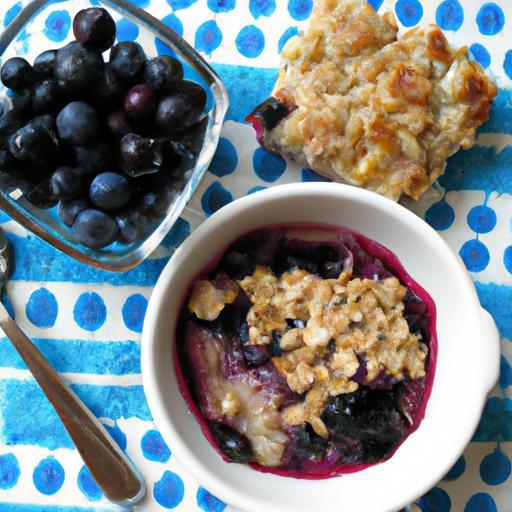 Hearty Blueberry Oatmeal Bake: A Cozy Breakfast Treat